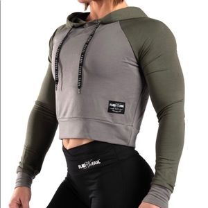 Flag Nor Fail Crop Hoodie